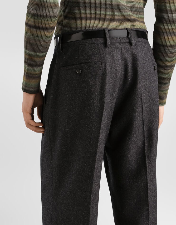 Dolce & Gabbana Wool flannel trousers Dolce & Gabbana Wool flannel trousers Grey GP0N2TFU291