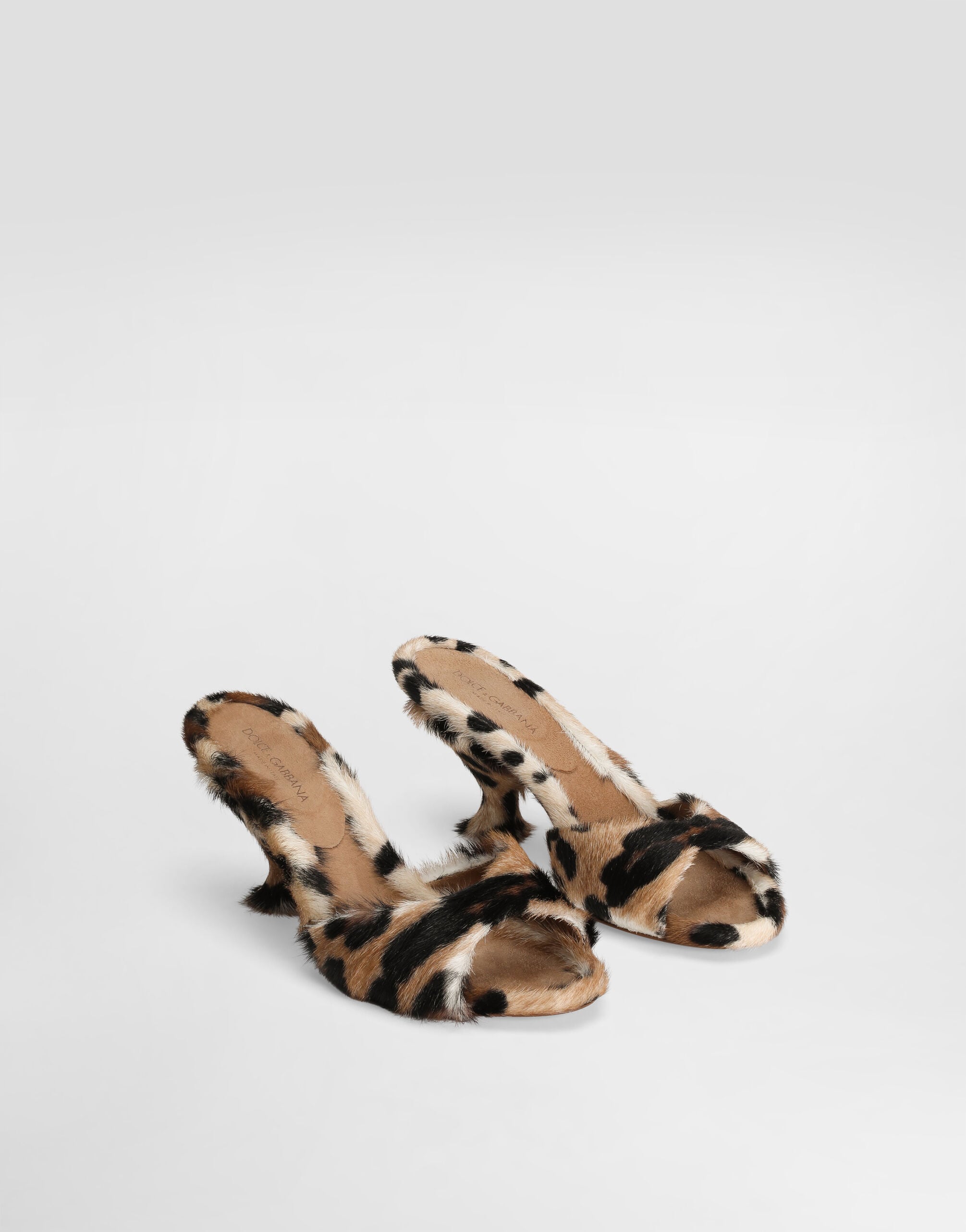 Printのウィメンズ Leopard-print keira mules | Dolce&Gabbana®