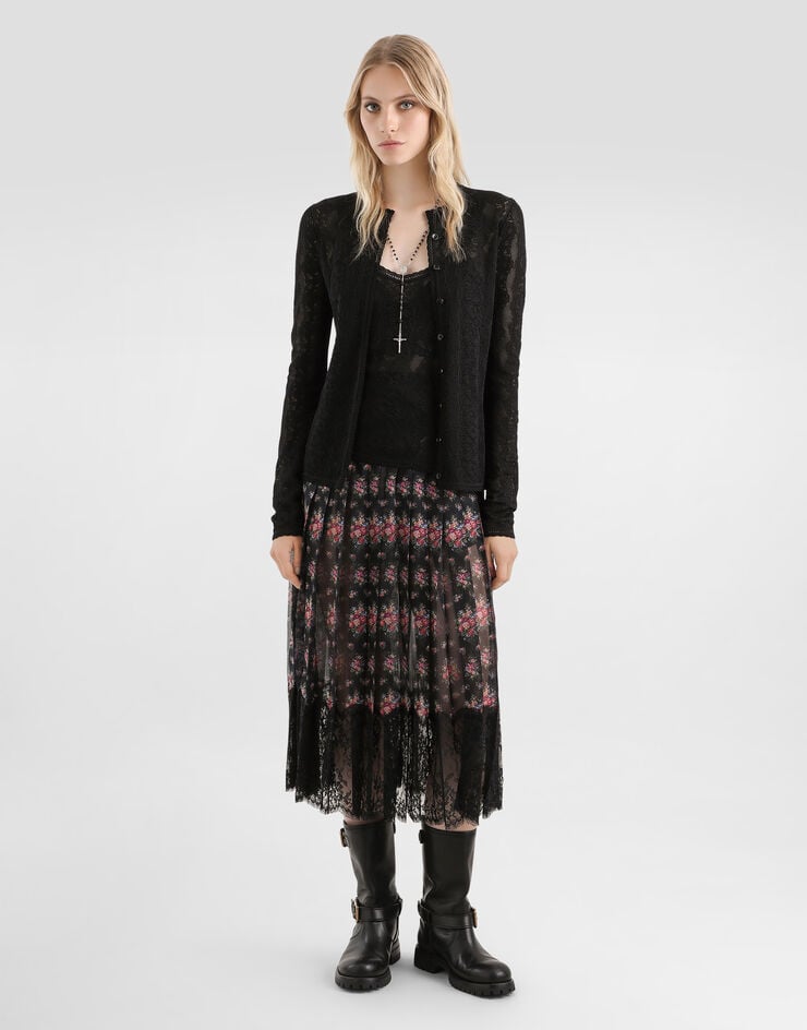Dolce & Gabbana Lace cardigan Dolce & Gabbana Lace cardigan Black FXVD1TJBSOA
