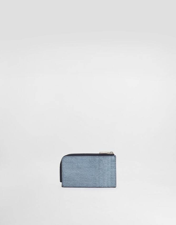 Dolce & Gabbana Nubuck denim card holder Dolce & Gabbana Nubuck denim card holder Denim BP3274AY520