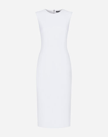 Dolce & Gabbana Vestido de tubo de lana Blanco F6GASTGDCBV