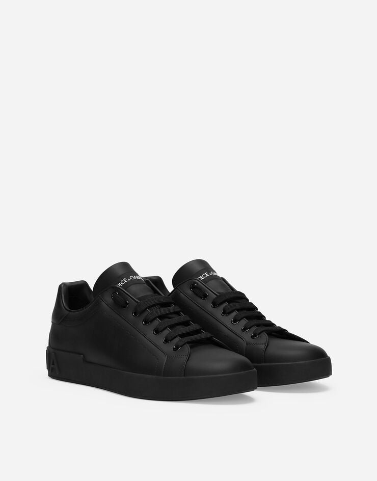 Dolce & Gabbana Calfskin Portofino sneakers Black CS1772A1065