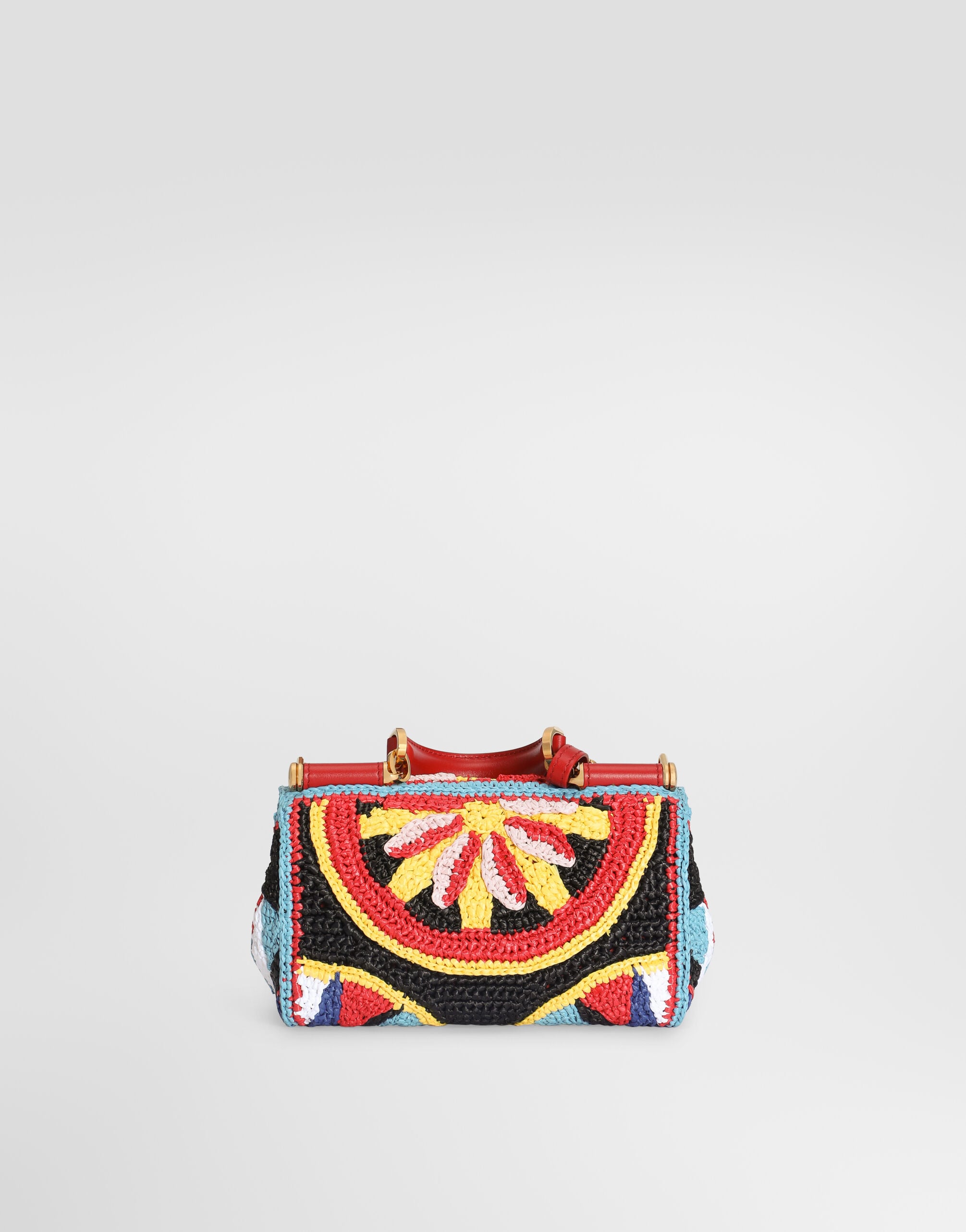 Mini My Sicily handbag in raffia in Multicolor for Women