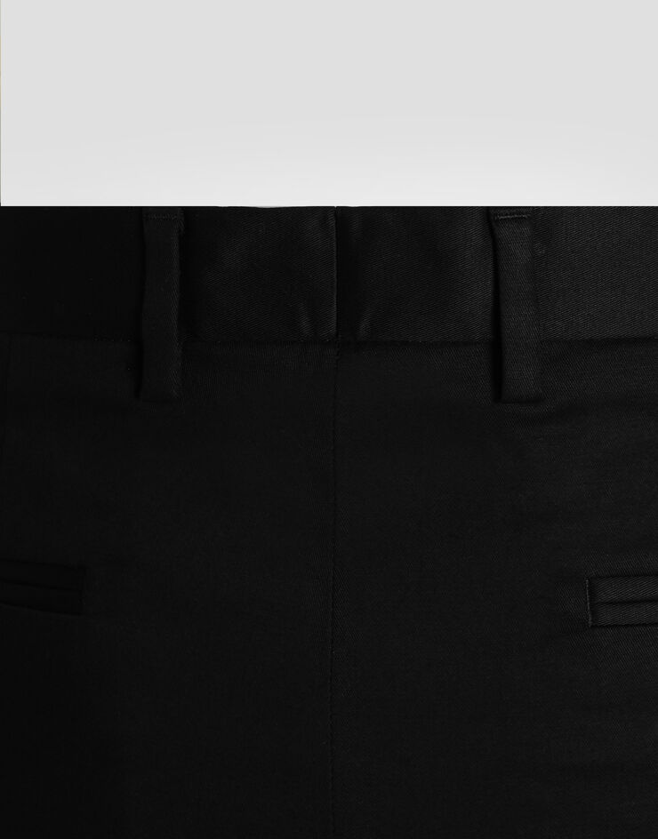 Dolce & Gabbana Cotton gabardine trousers Black GW0MAZFUFNV