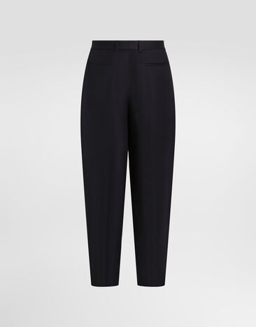 Dolce & Gabbana Flannel trousers Blue GP10DTFUBG8