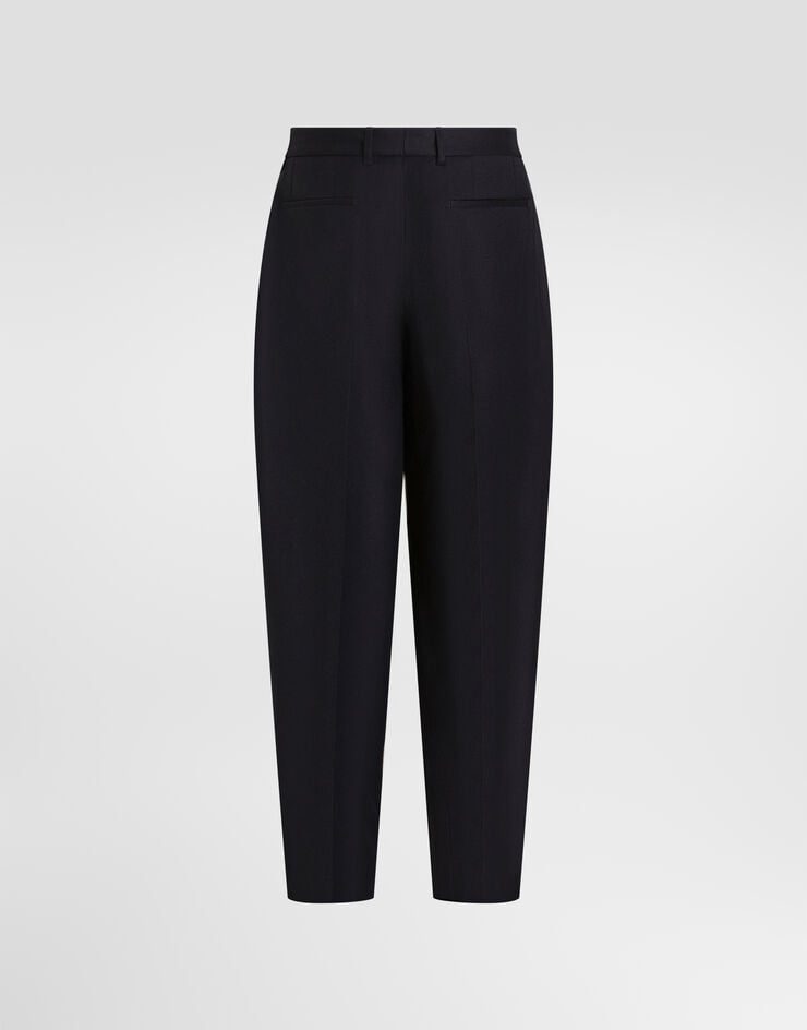 Dolce & Gabbana Flannel trousers Blue GP10DTFUBG8