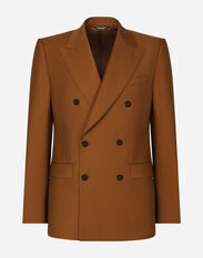 Dolce&Gabbana Double-breasted wool Sicilia-fit jacket Multicolor G038TTFJPAF