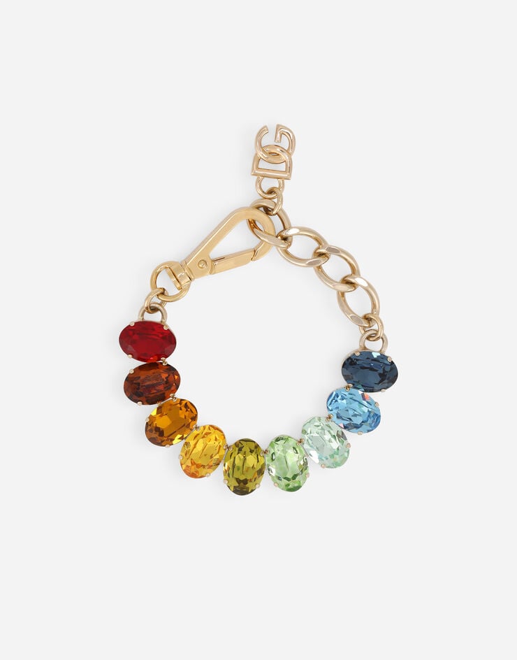 Dolce & Gabbana Armband mit mehrfarbigen Strasssteinen Mehrfarbig WBO2O4W1111