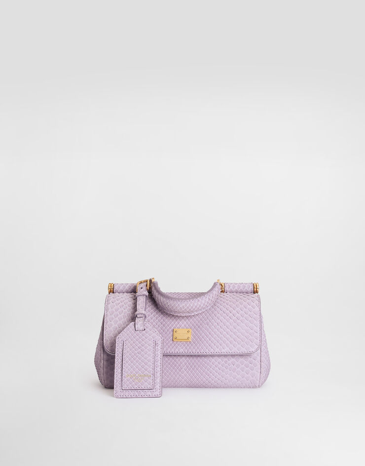 Dolce & Gabbana Mini My Sicily handbag in python Dolce & Gabbana Mini My Sicily handbag in python Lilac BB7864B2X46