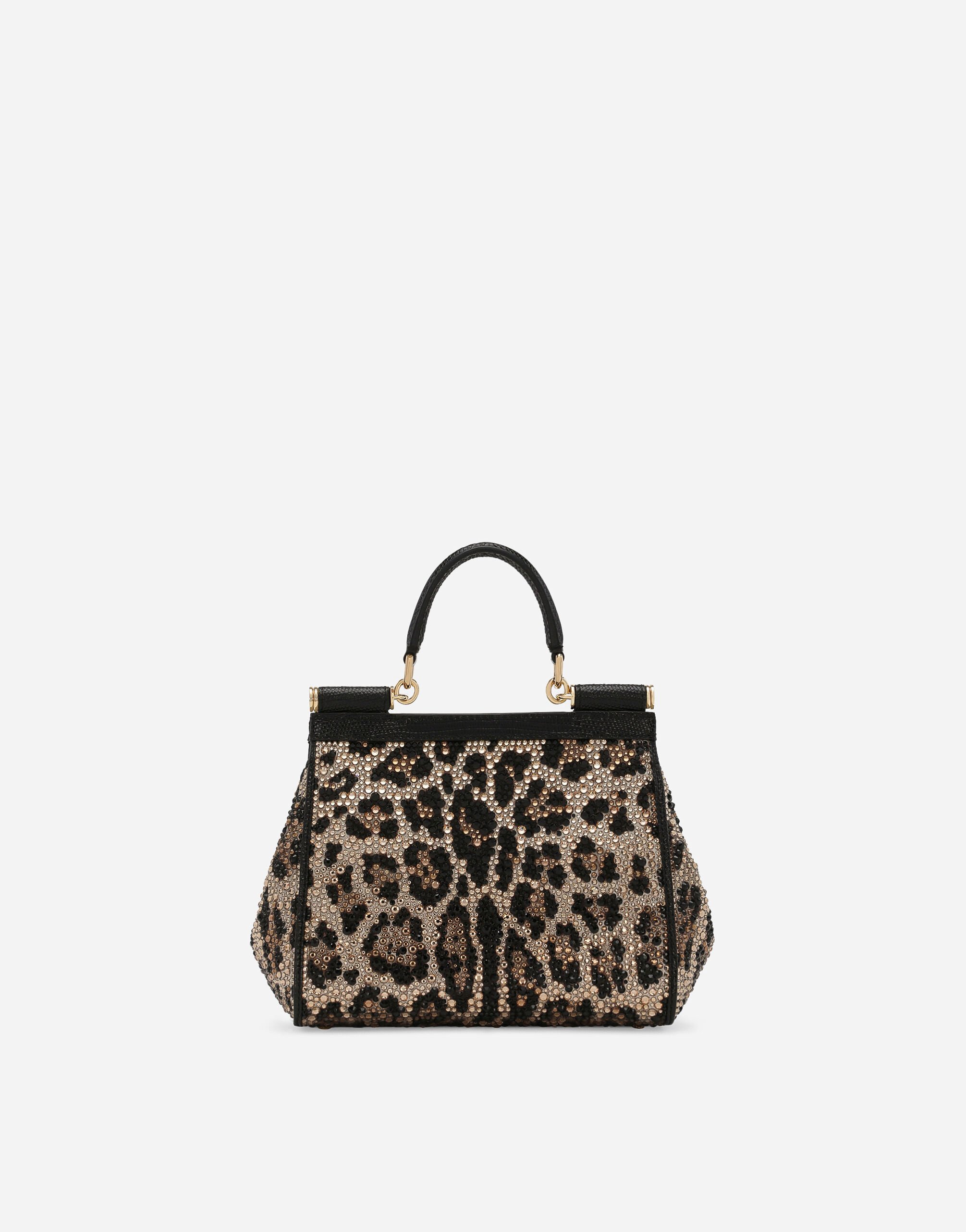 Medium Sicily handbag in Animal Print for Women Dolce Gabbana US
