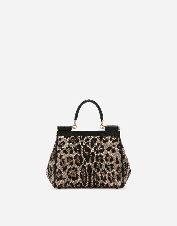 Dolce&Gabbana Sac à main Sicily moyen format Imprimé Animalier BB6003AO043