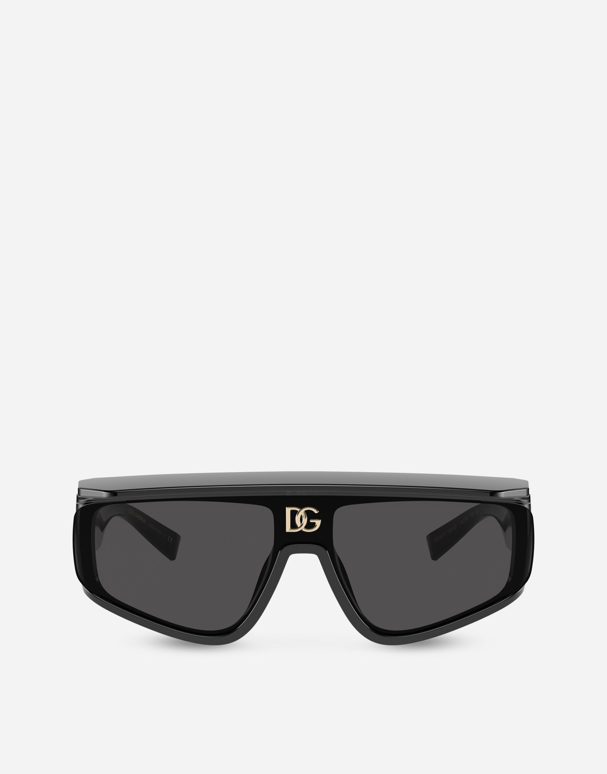 DG crossed sunglasses in Black Dolce Gabbana US