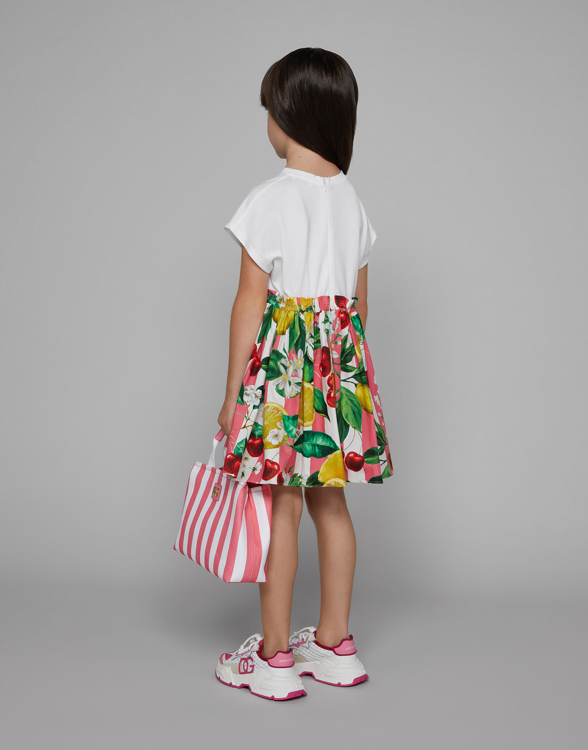 Printed canvas bag in Multicolor for Girls | Dolce&Gabbana® US