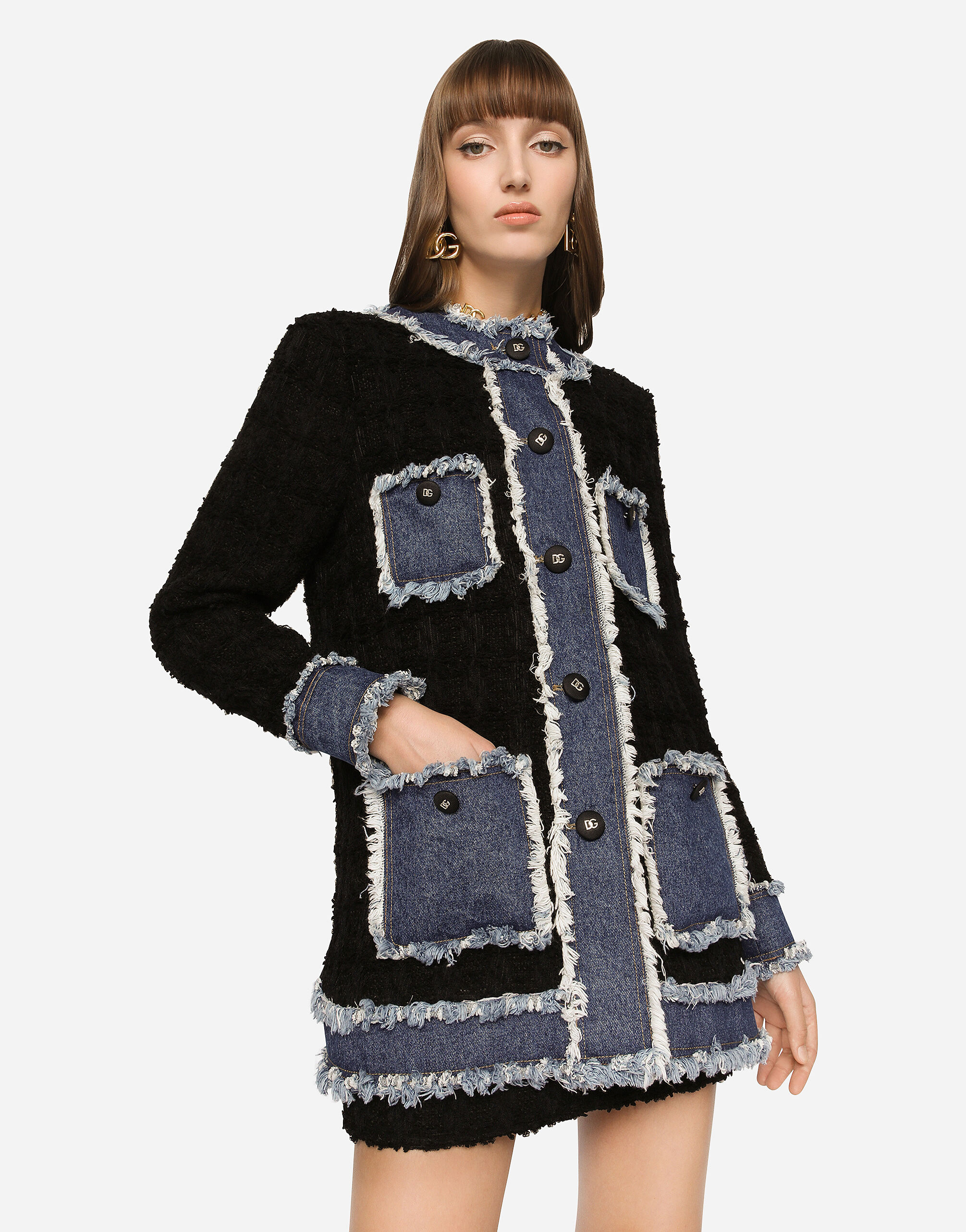 Dolce gabbana tweed jacket deals