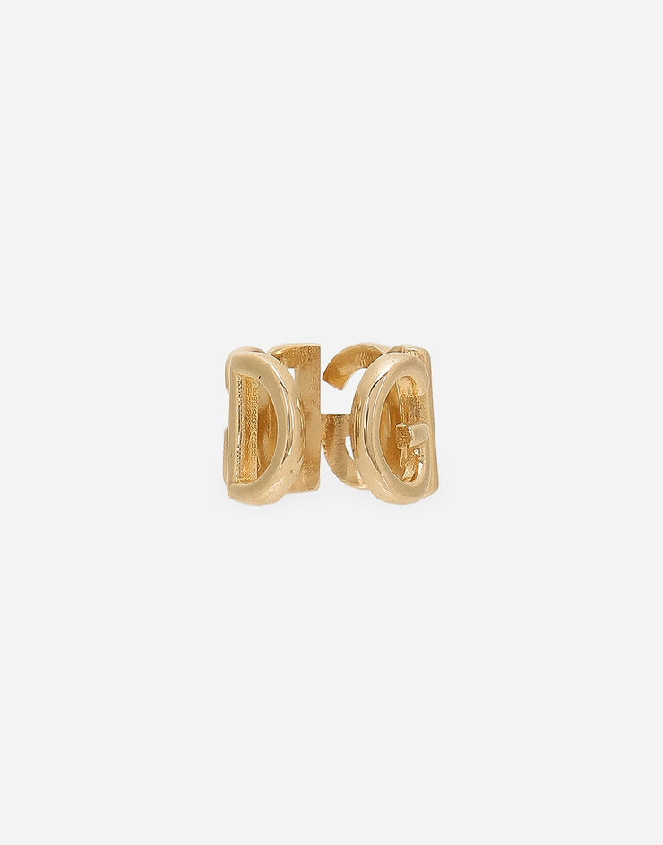 Dolce&Gabbana Ear cuff earrings with DG logo Gold WEP6L5W1111