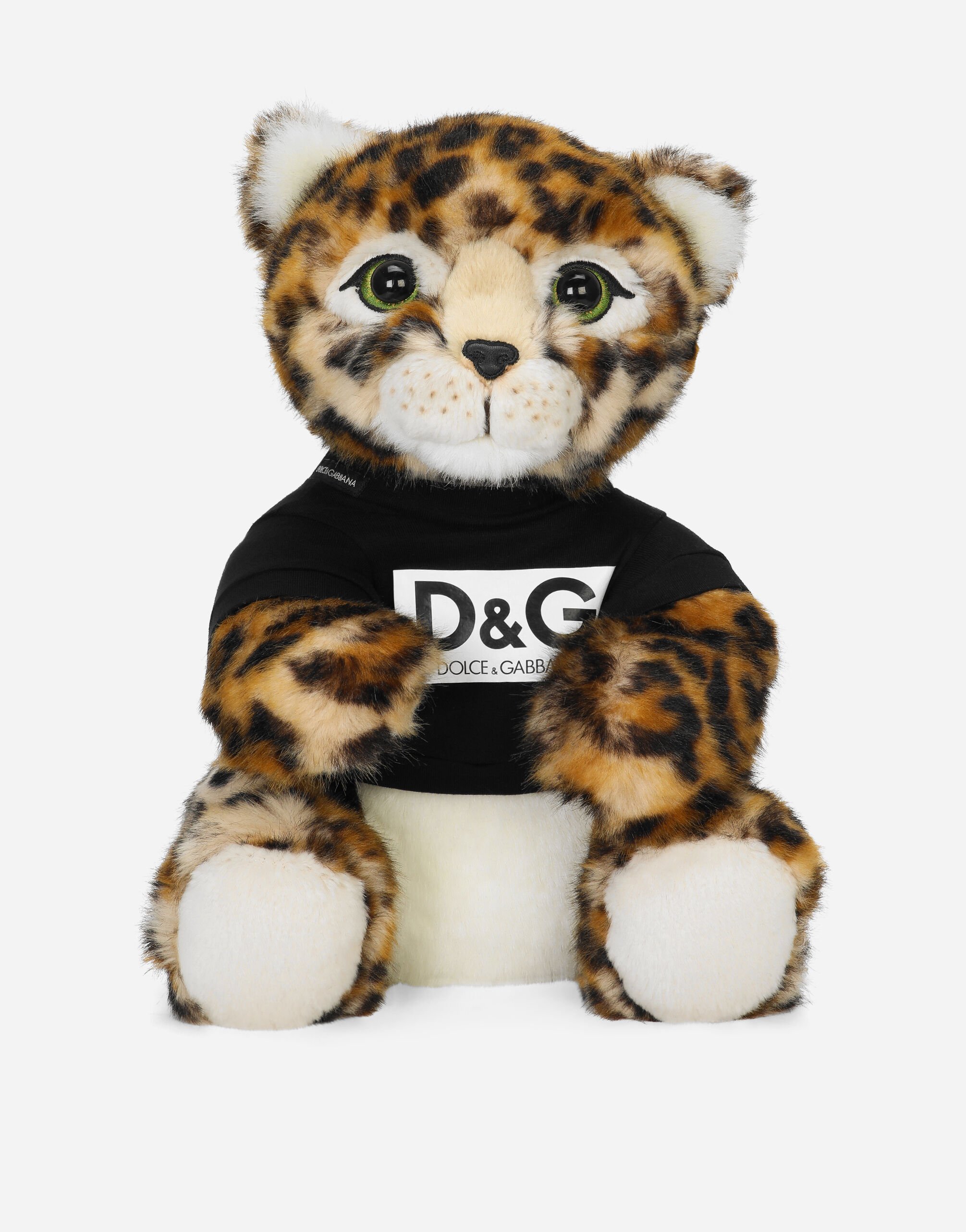 Dolce & Gabbana Leopard mascot soft toy Azure L1JG34G7G0H