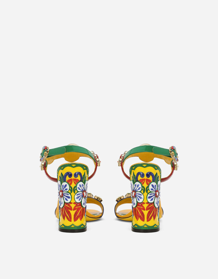 Dolce&Gabbana Patent leather sandals Multicolor CR1354AN252