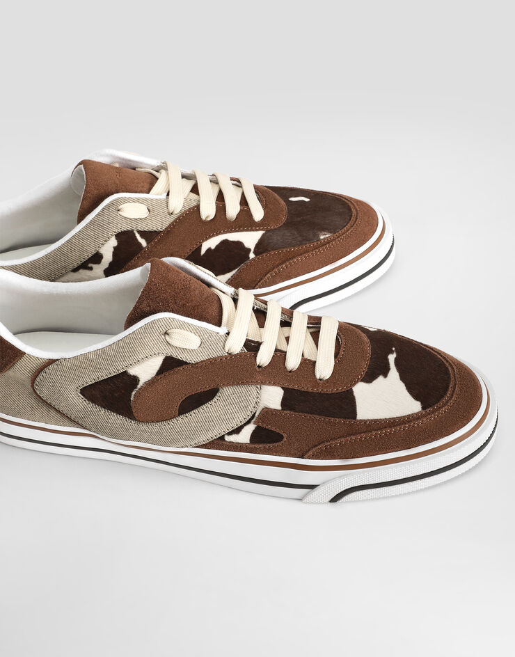 Dolce & Gabbana DG sailing sneakers in printed pony Multicolor CS2385A0135