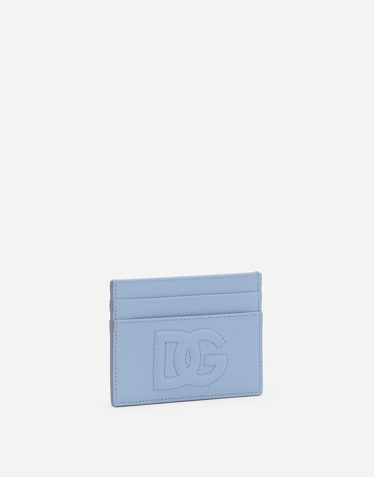Dolce & Gabbana حافظة بطاقات DG Logo أزرق فاتح BI0330AG081