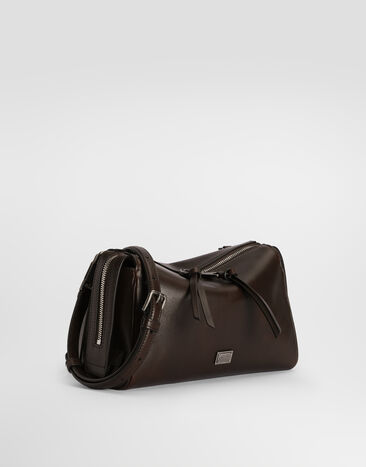 Dolce & Gabbana Vittoria tempesta calfskin bag Brown BM2049AU994