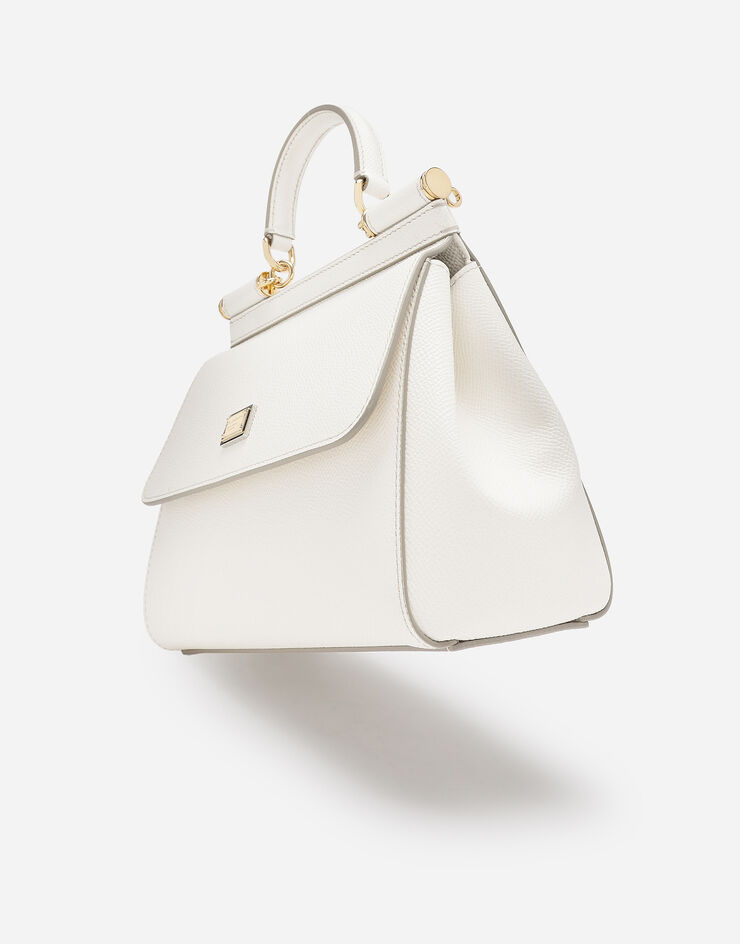 Dolce & Gabbana Sac à main Sicily moyen format Blanc BB6003B1001
