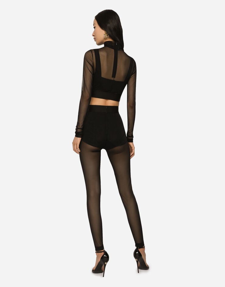 Dolce & Gabbana Tulle leggings Black FTCKQTFLRDA