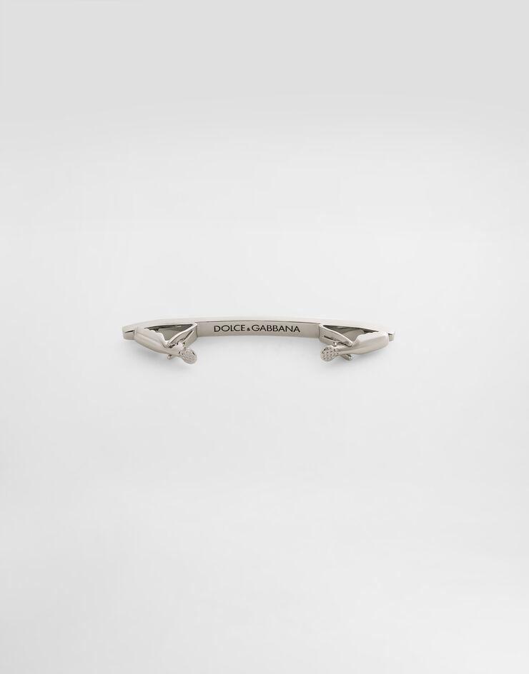 Dolce & Gabbana Collar pin with logo Dolce & Gabbana Collar pin with logo Silver WJR5S1W1111