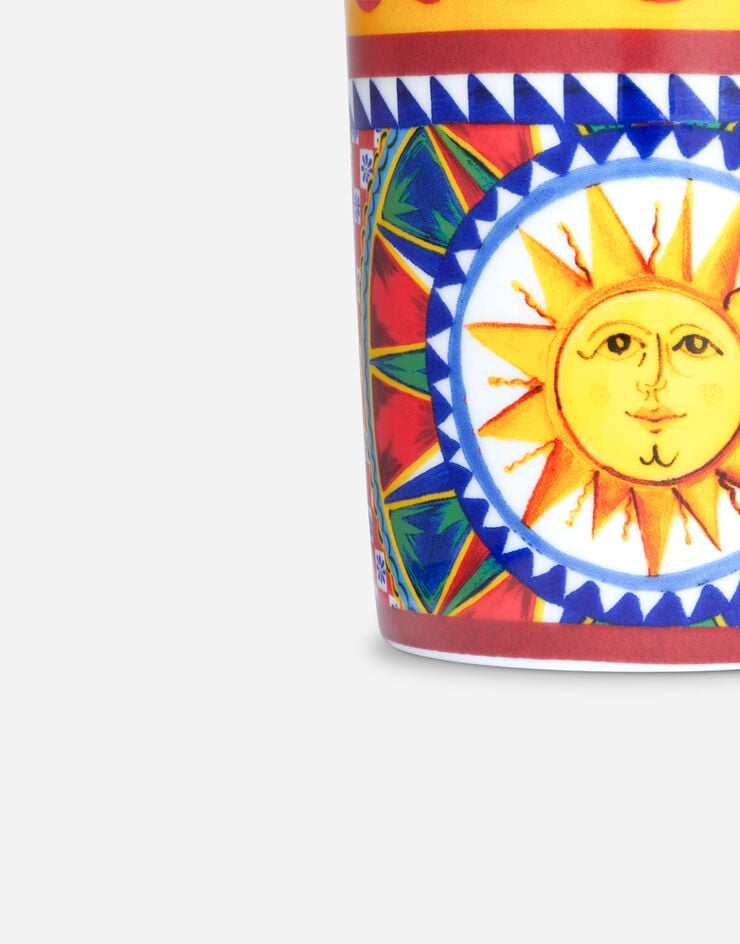 Dolce & Gabbana Vaso de agua de porcelana Multicolor TCB031TCA21