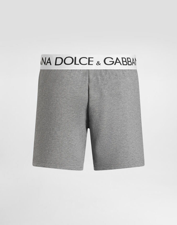 Dolce & Gabbana Two-way stretch cotton boxer shorts Grey M4B99JOUAIG