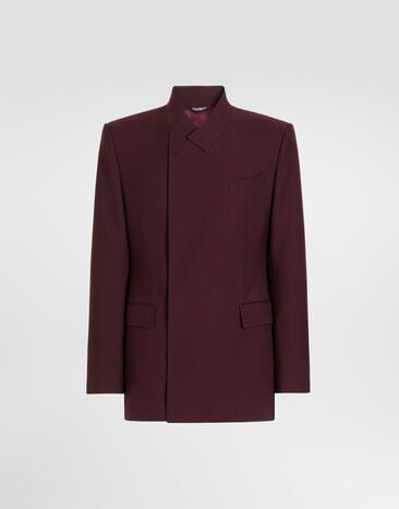 Dolce & Gabbana Sicilia double-breasted wool gabardine jacket Dolce & Gabbana Sicilia double-breasted wool gabardine jacket Multicolor G2VO5TFU21E