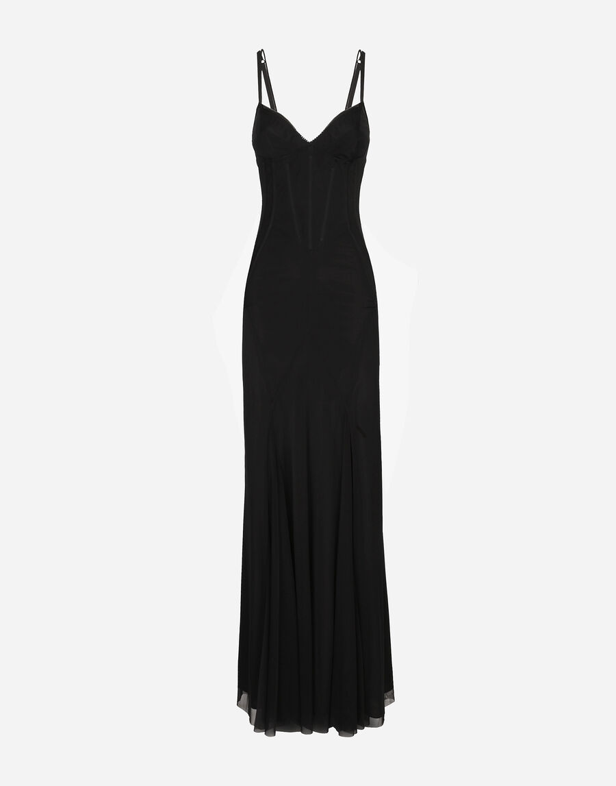 Long tulle dress