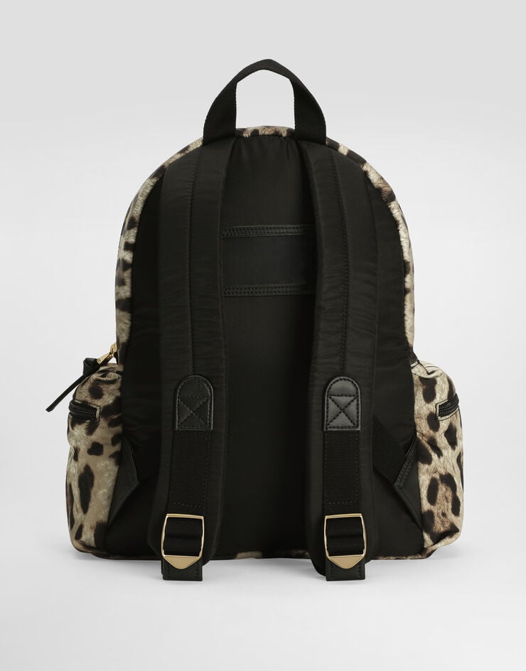 Dolce & Gabbana Leo-print nylon backpack Print EB0206AJ555