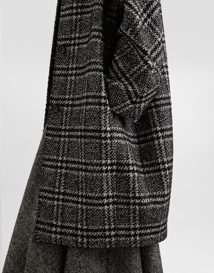 Dolce & Gabbana Glen plaid coat Multicolor F0GHGTFQZAH