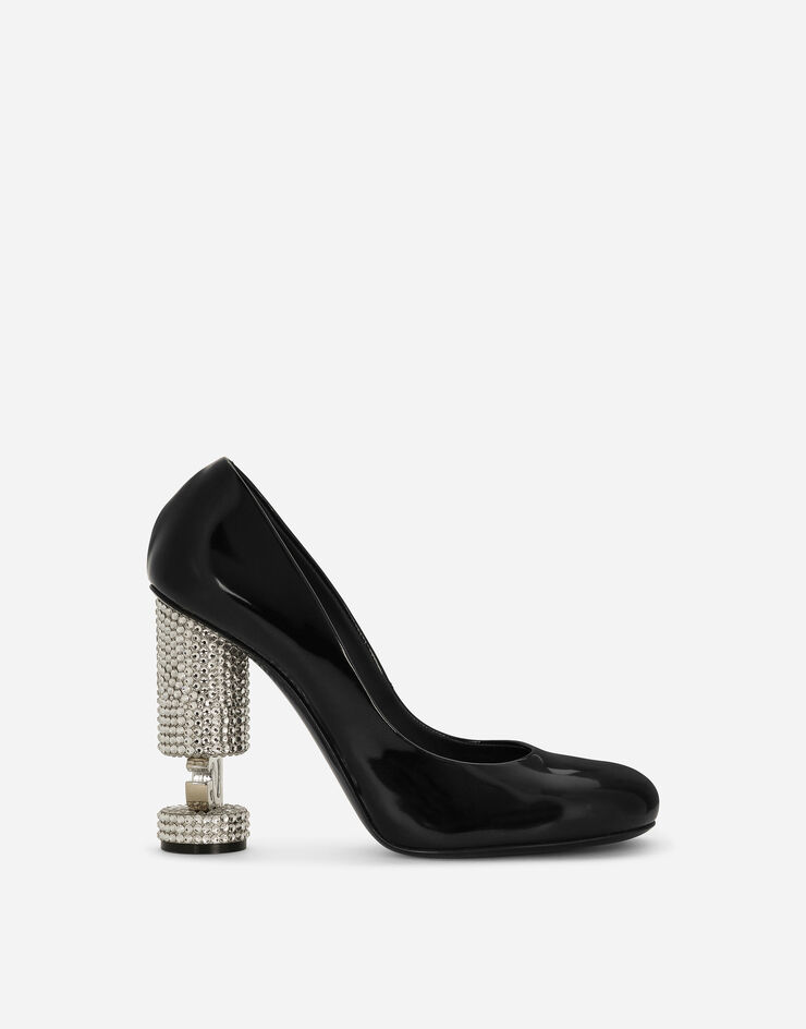 Dolce&Gabbana Polished calfskin pumps Black CD1810AP324