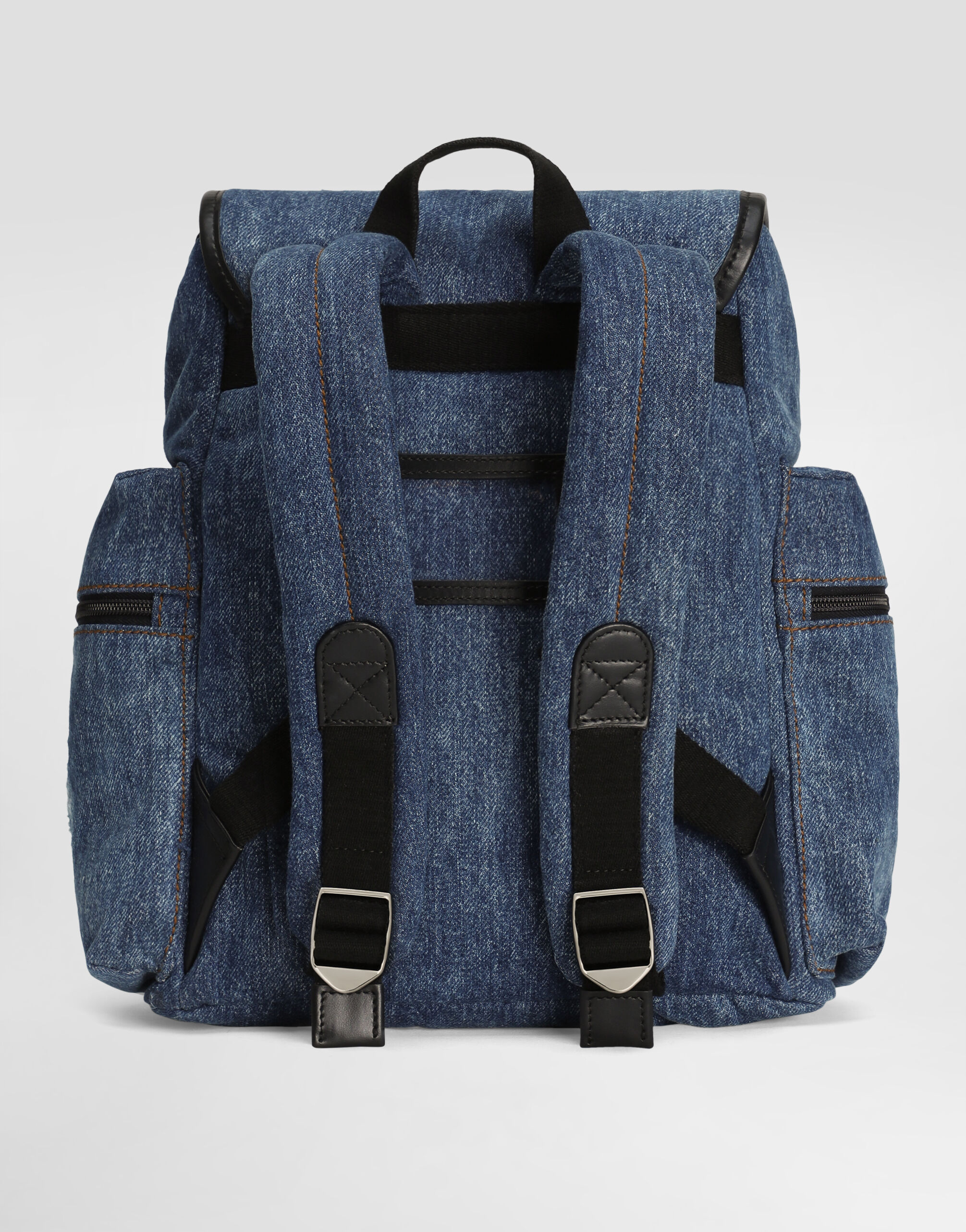 Denim backpack with DG logo in Multicolor for Boys