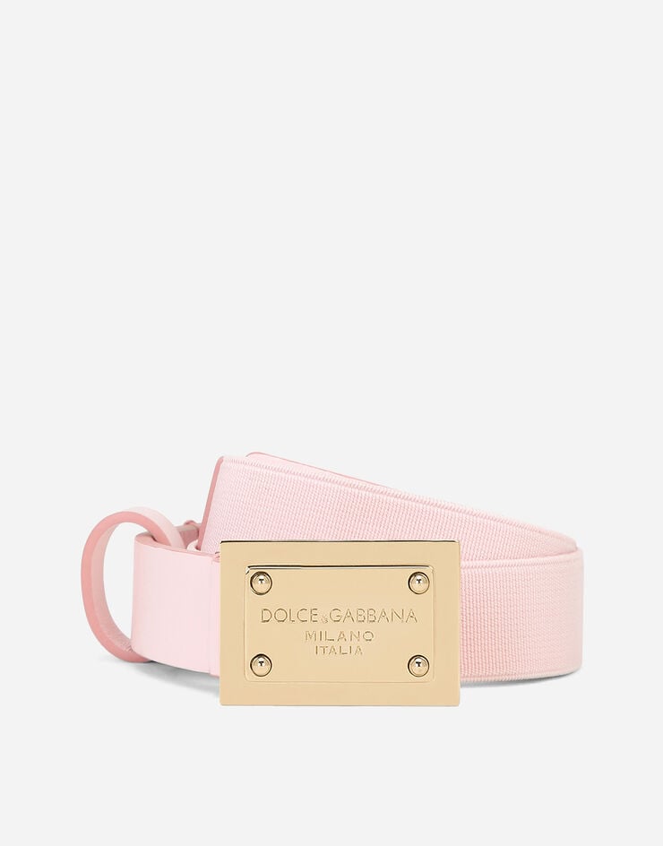 Dolce&Gabbana 로고 태그 벨트 핑크 EE0064AE271