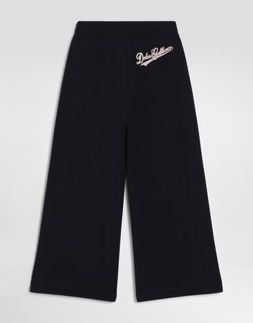 Dolce & Gabbana Pantalones en algodón con logo  L5JPI3G7PWH
