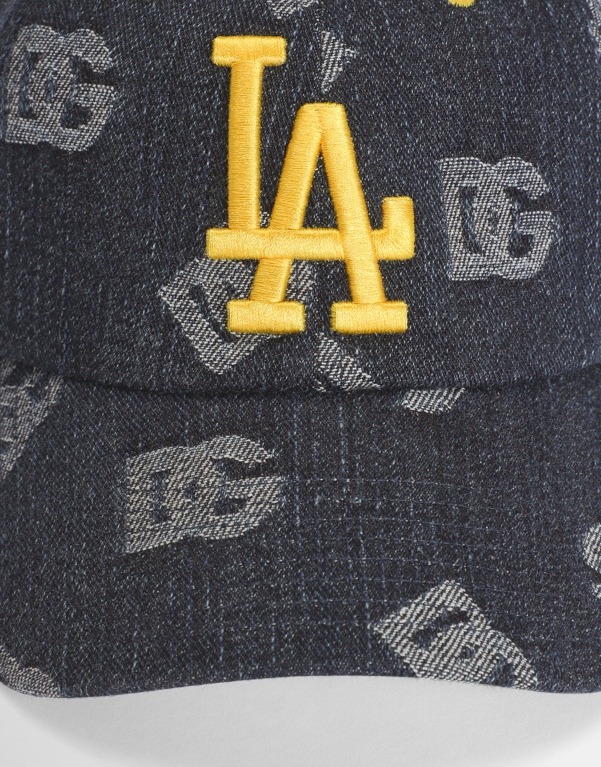 Dolce&Gabbana X '47 Los Angeles Dodgers Baseball Cap In Denim Logo