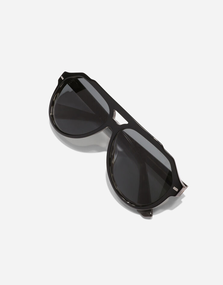 Dolce & Gabbana نظارة شمسية Lusso Sartoriale أسود VG445AVP387