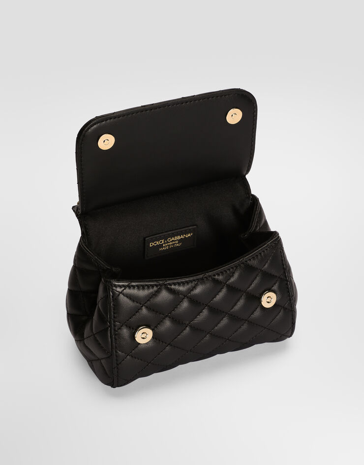 Dolce & Gabbana 手袋 Sicily 纳帕皮革 Black EB0003A3L70