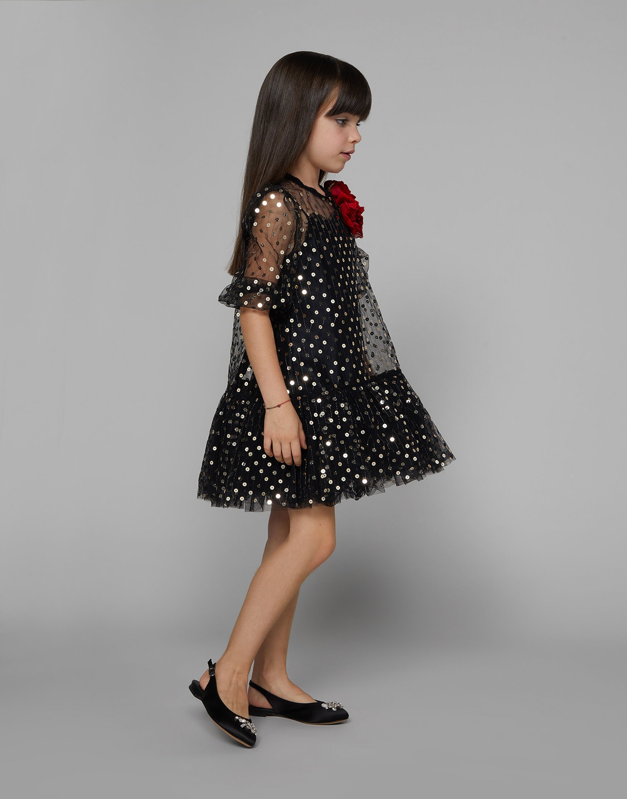 【Dolce＆Gabbana】 サテンスリングバックパンプス ブラック Blackのウィメンズ サテン スリングバックパンプス | Dolce&Gabbana®