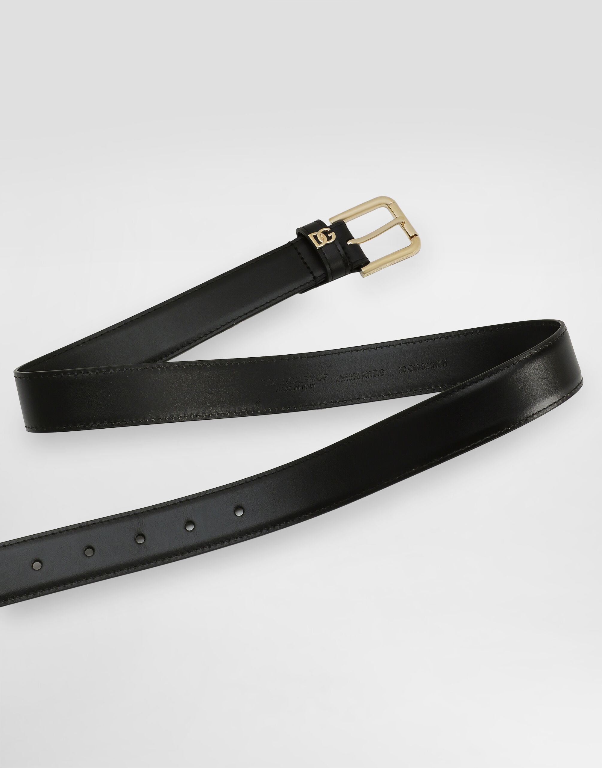 DG logo belt in Black for Women | Dolce&Gabbana® US