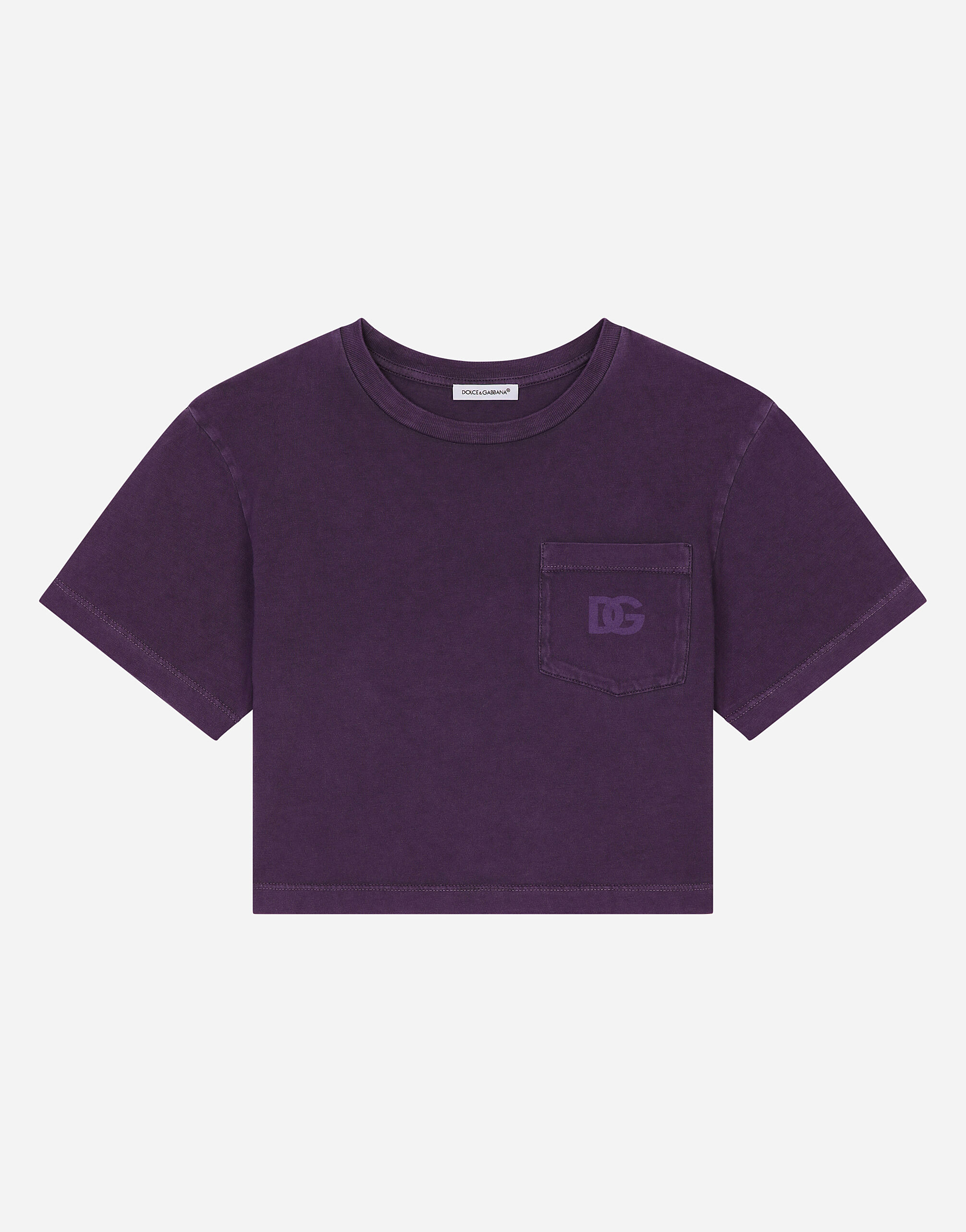 のウィメンズ Jersey T-shirt with pocket | Dolce&Gabbana®