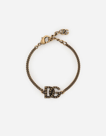 Dolce & Gabbana سوار حلقات بشعارDG ذهبي WBQ6L1W1111