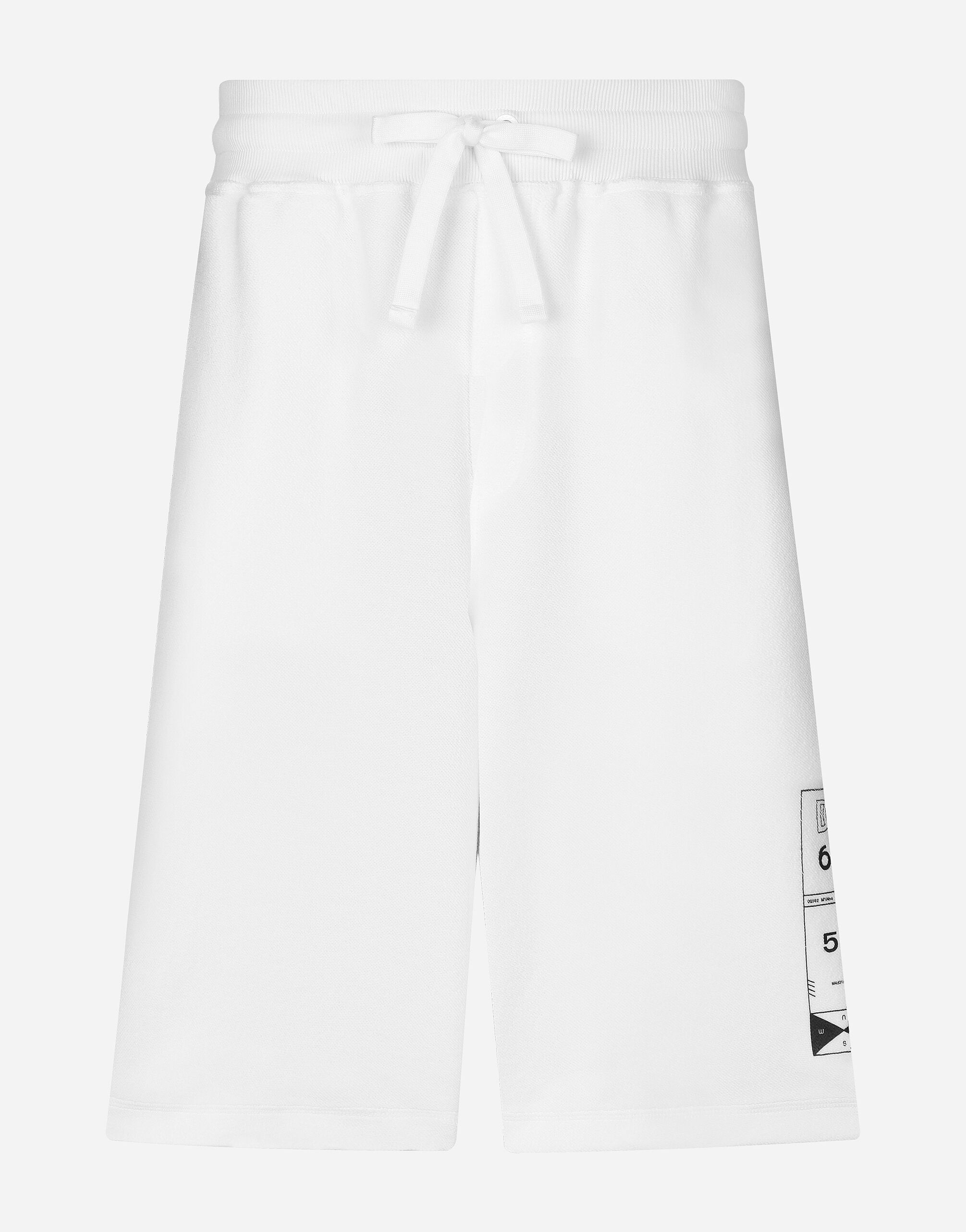 Dolce & Gabbana Jogging shorts White GVUZATG7K4T