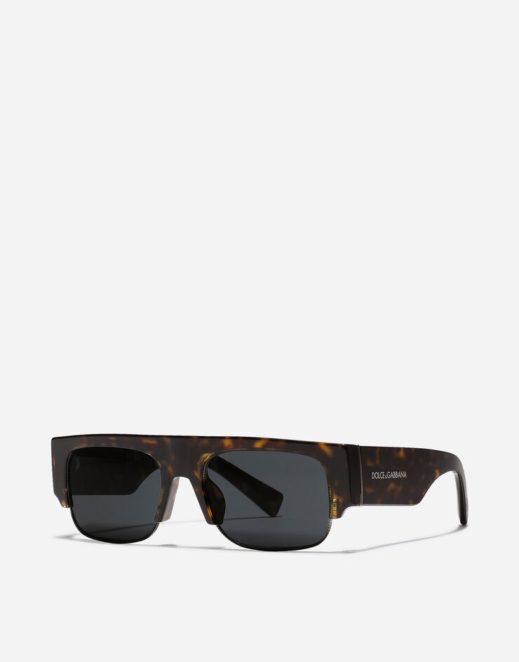 Dolce & Gabbana نظارة شمسية Lusso sartoriale بني VG4457VP287