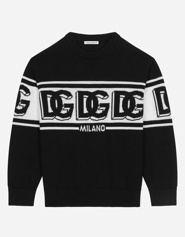 Dolce & Gabbana プルオーバー メリヤスコットン ブラック L4KWE1JCVR9