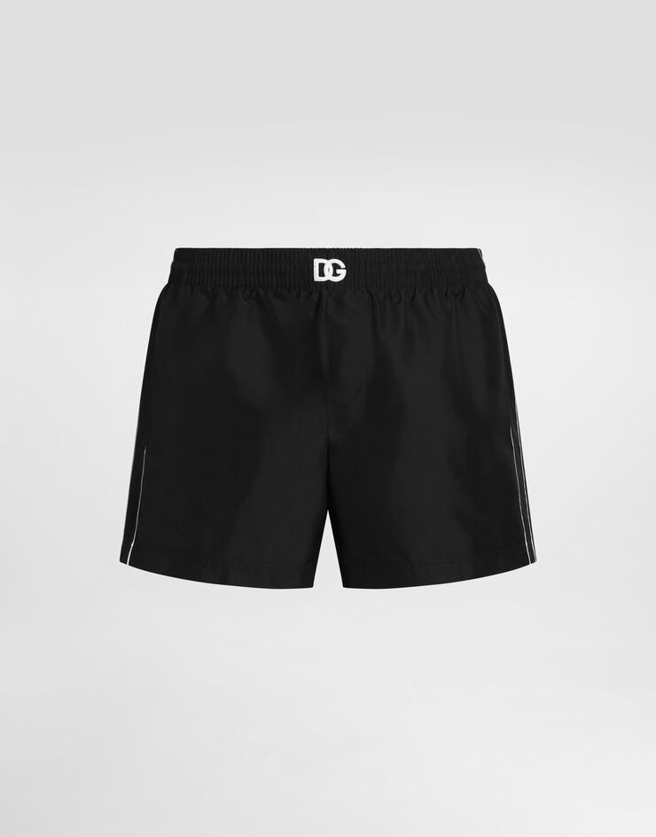 Dolce & Gabbana Swim boxer shorts with logo Dolce & Gabbana Swim boxer shorts with logo Black M4B17TONR64