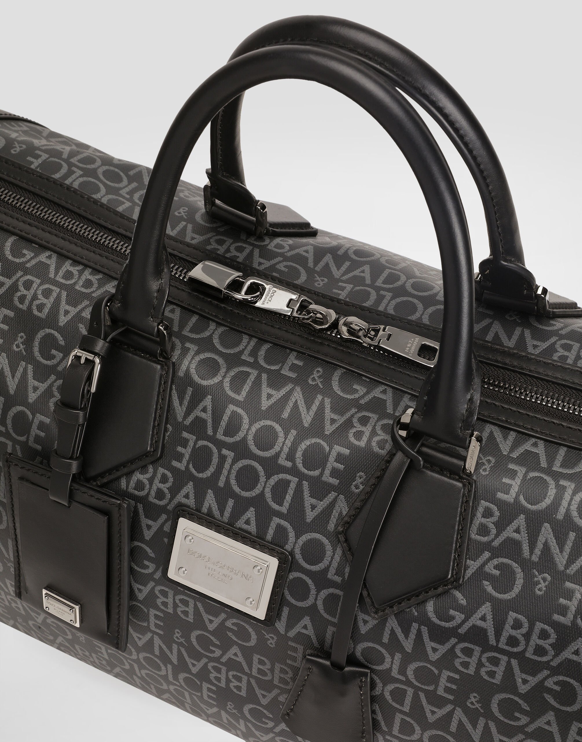 Printed jacquard holdall in Multicolor for Men
