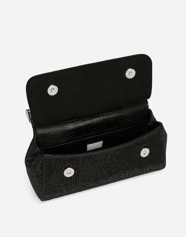 Dolce & Gabbana  Sac à main Sicily petit format Noir BB7116AN154